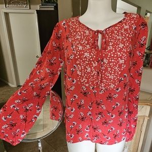 CANDIES Long sleeve Floral Top